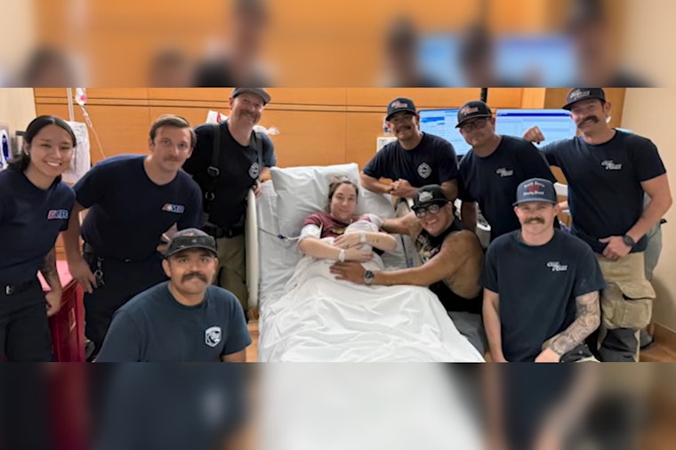 Perris Firefighters Reunite With Baby Lily, Delivered in Under 10 Minutes