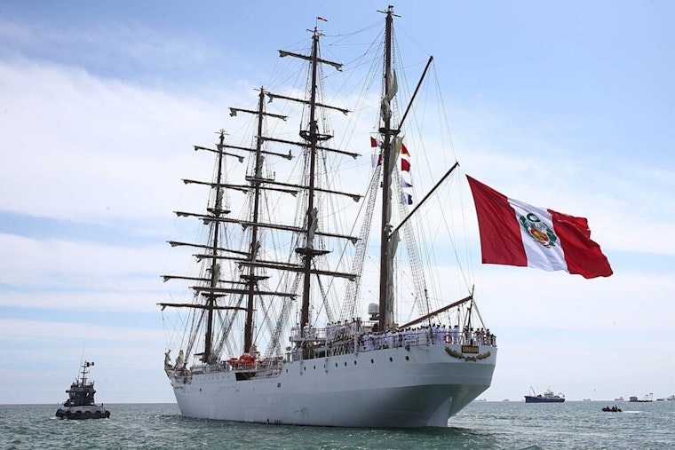 Peru's Largest Sailing Ship Docks in Downtown Miami, Offers Free Tours All Week