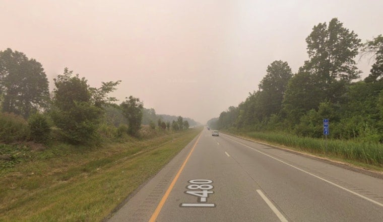 Pickup Crosses I-480 Median in Macedonia, Killing One, Injuring Three