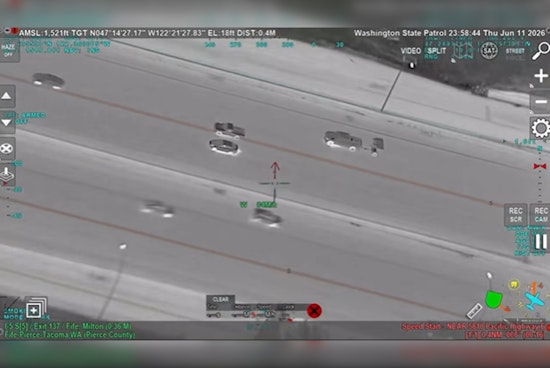 Pierce County Driver Hits 103 MPH, Flees on Rims Into King County