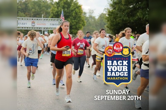 Plainfield's Badge Marathon Barrels Through a Firehouse, Funds EMT Scholarships