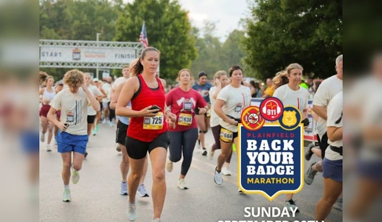 Plainfield's Badge Marathon Barrels Through a Firehouse, Funds EMT Scholarships