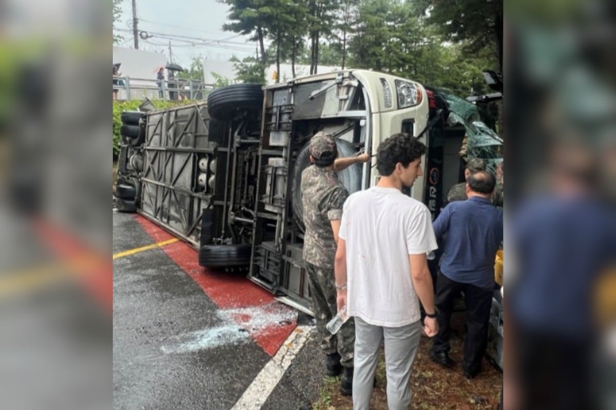 Plano Soldier Smashes Through Bus Windshield to Save 21 Trapped in South Korea