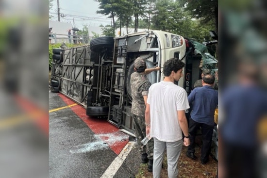 Plano Soldier Smashes Through Bus Windshield to Save 21 Trapped in South Korea