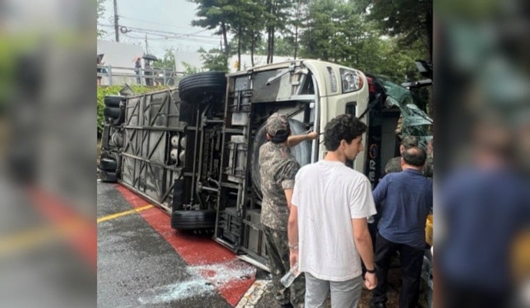 Plano Soldier Smashes Through Bus Windshield to Save 21 Trapped in South Korea