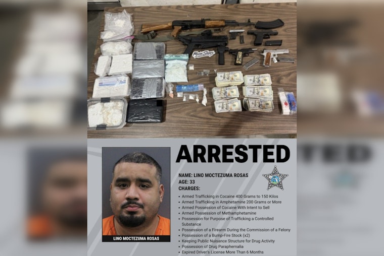Plant City Traffic Stop Uncovers 16 Pounds of Cocaine, Machine Gun Switches