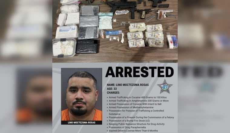 Plant City Traffic Stop Uncovers 16 Pounds of Cocaine, Machine Gun Switches