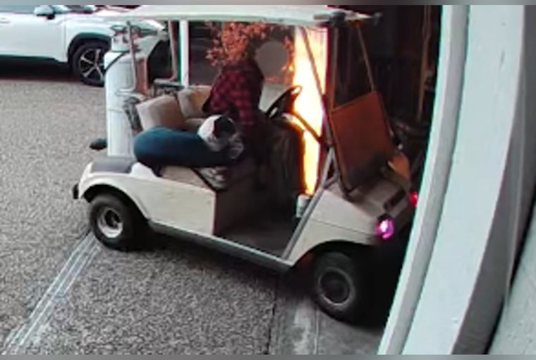 Port Orchard Neighbor Grabs Golf Cart, Foils Blowtorch Arsonist Mid-Attack
