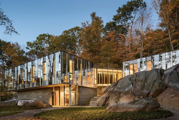 Pound Ridge's $15M Mirror House Vanishes Into the Forest by Design