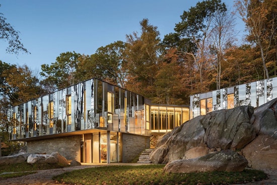 Pound Ridge's $15M Mirror House Vanishes Into the Forest by Design