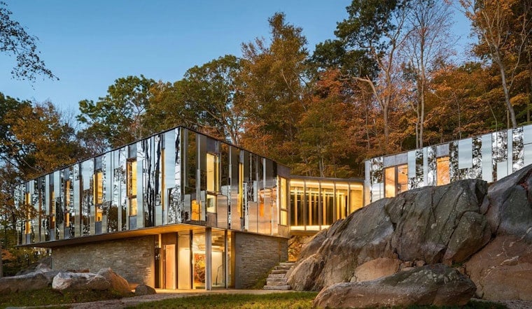 Pound Ridge's $15M Mirror House Vanishes Into the Forest by Design