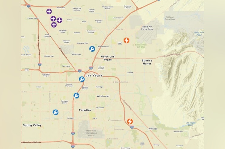 Power Outages Kill Traffic Signals Across Las Vegas, RTC Warns Drivers to Stop