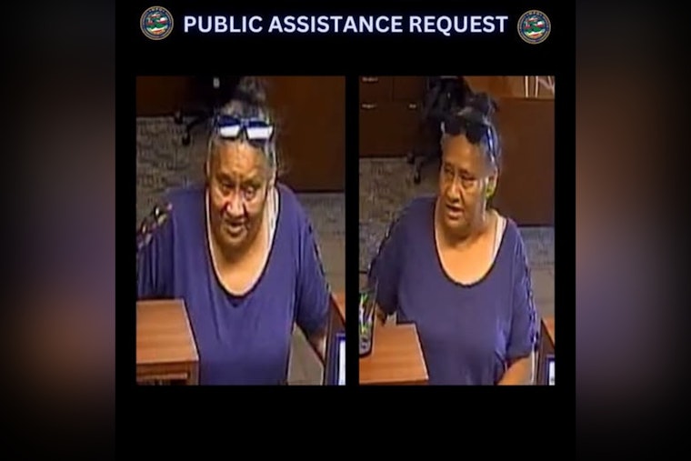 Pukalani Bank Fraud Suspect ID'd After $1,700 Withdrawal With Fake Paper License