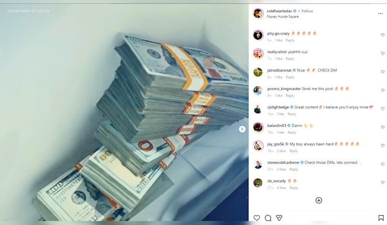 Quartz Hill Rapper Charged in $8.1M Stolen Treasury Check Scheme