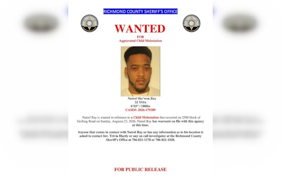 Registered Sex Offender Sought in Richmond County Child Molestation Case