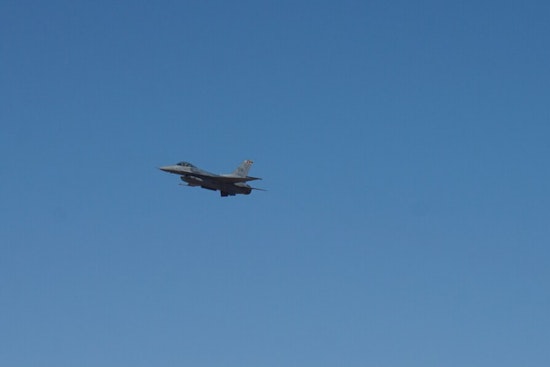 Restored Thunderbird F-16 Makes Denver Debut at Lowry Gala With POW General