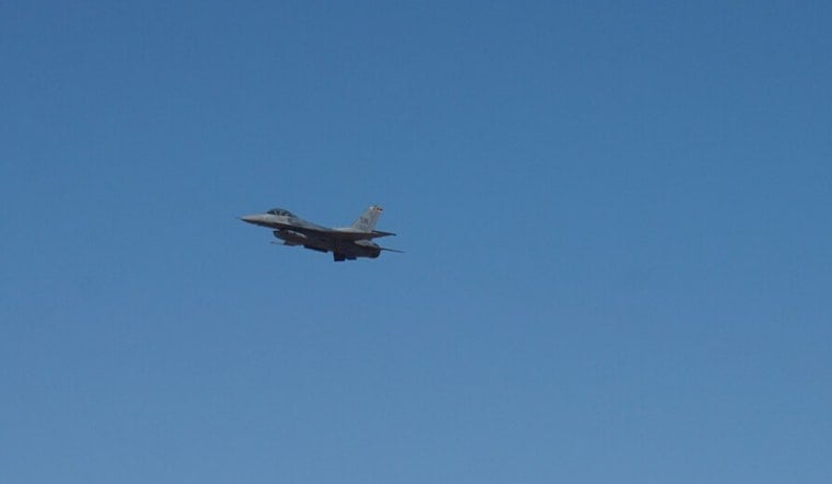 Restored Thunderbird F-16 Makes Denver Debut at Lowry Gala With POW General