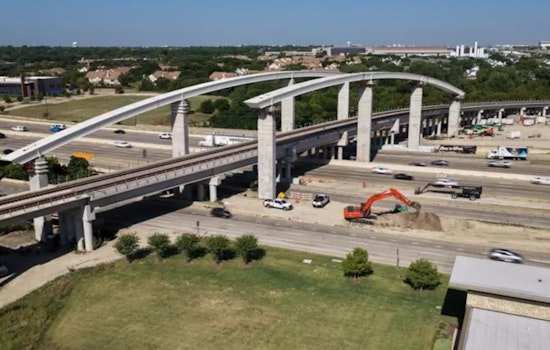Richardson’s Silver Line Bridge Sprouts Giant Arches, Blue Glow Over US 75