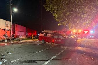 Richland Firefighters Rescue Driver Before Freight Train Collision