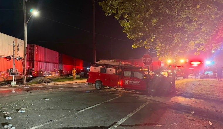 Richland Firefighters Rescue Driver Before Freight Train Collision