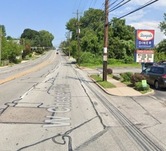 Ridley Park Driver Freed From Wreck After Car Vaults Median on Chester Pike