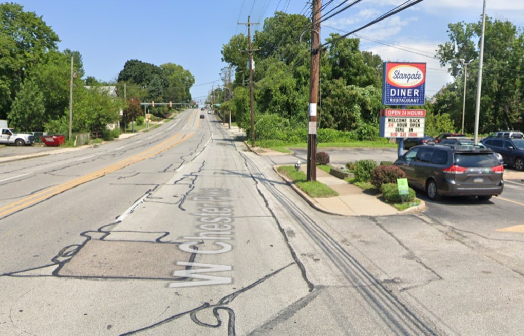 Ridley Park Driver Freed From Wreck After Car Vaults Median on Chester Pike