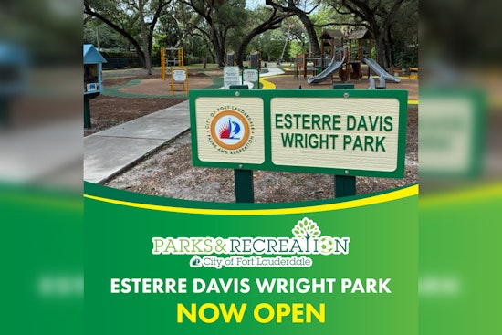 River Oaks Pocket Park Reopens With New Playground, Fitness Gear