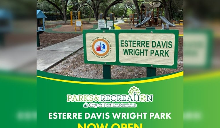 River Oaks Pocket Park Reopens With New Playground, Fitness Gear
