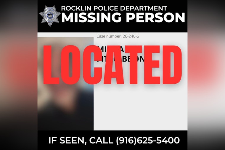 Rocklin Man, 68, With Alzheimer's Found Safe After Bid to Hitchhike to Danville