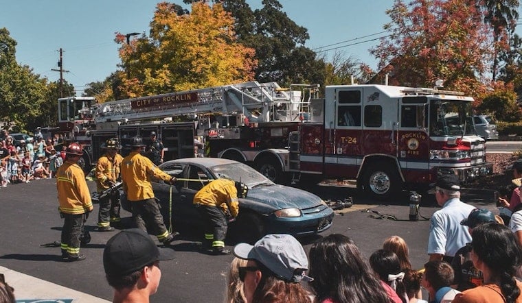 Rocklin Marks 25 Years Since 9/11 With Helicopter Rescue, K-9 Show