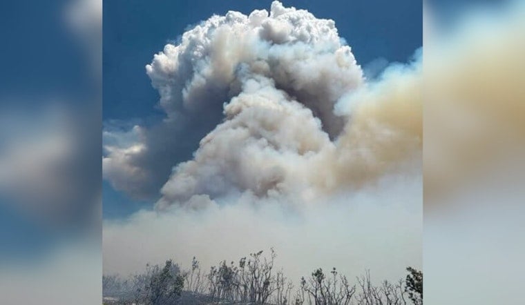 Rocky Canyon Fire Grows to 1,800 Acres, Pushes Toward Summit County Line