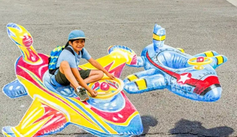 Rogers Park's Only 3D Chalk Art Festival Turns Howard Street Into a Canvas