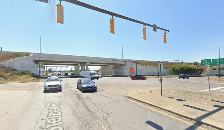 Rollover Crash Near John Glenn Airport Traps Two, Sends Them to Hospital