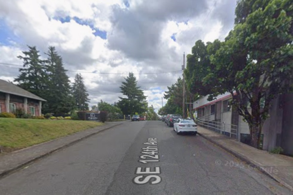 RV and Shed Fire Sparks Grass Blazes on SE 124th in East Portland