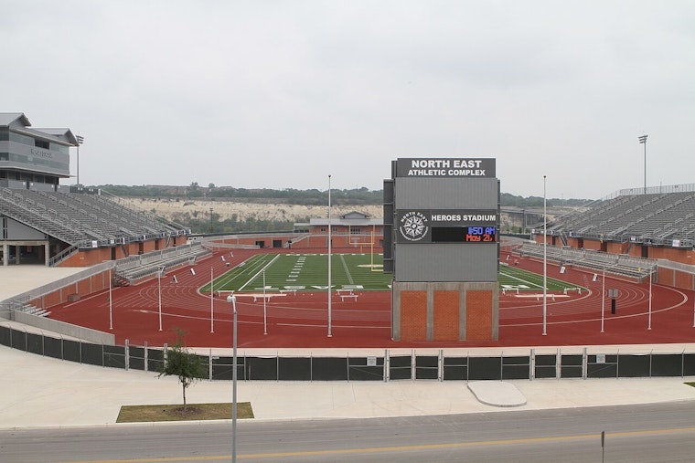 San Antonio Storm Knocks Out Power to 100,000, Flips Trailer at Heroes Stadium