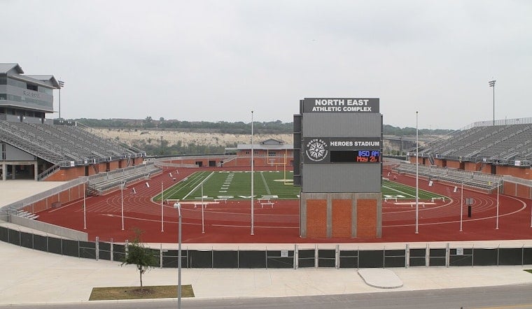 San Antonio Storm Knocks Out Power to 100,000, Flips Trailer at Heroes Stadium
