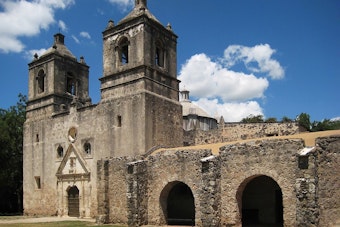 San Antonio's Oldest Stone Church Glows Twice as Sunset Hits Just Right