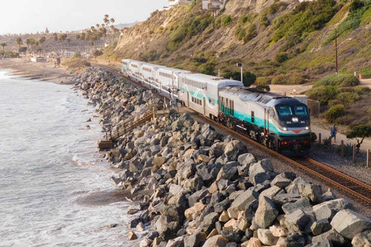 San Clemente Coastal Rail Gets Hammered Again as High Surf Triggers Overnight Repairs