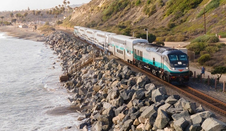 San Clemente Coastal Rail Gets Hammered Again as High Surf Triggers Overnight Repairs