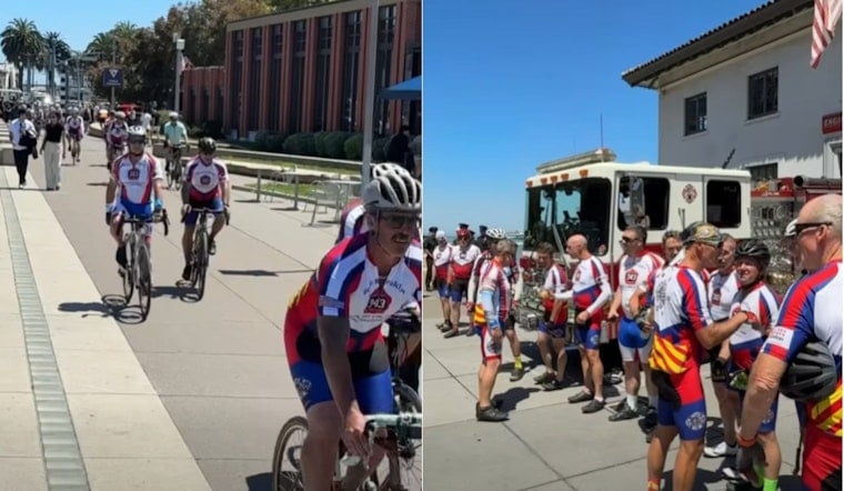 San Francisco Firefighters Launch 3,600-Mile Bay-To-Brooklyn Ride To Ground Zero