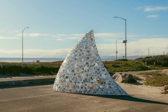 San Francisco’s Golden Gate Park Gets 11-Foot ‘Trash Shark’ Fin After Beach Cleanup