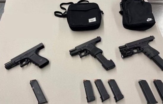 San Jose Cops Catch Vehicle Convoy Ditching Guns Overnight, Eight Arrested