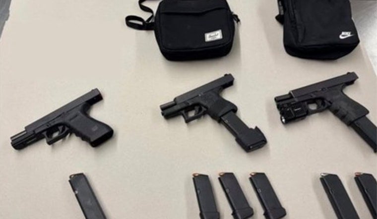 San Jose Cops Catch Vehicle Convoy Ditching Guns Overnight, Eight Arrested