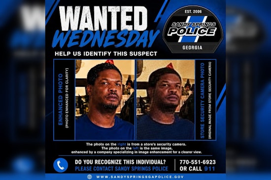 Sandy Springs Police Release Enhanced Photos in Hunt for Sexual Battery Suspect