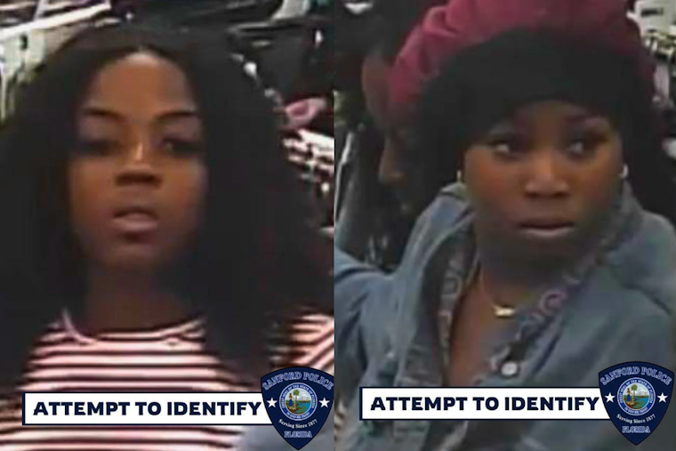 Sanford Marshalls Hit By $150 Clothing Theft, Police Hunt Two Suspects