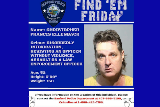 Sanford Police Hunt 52-Year-Old Wanted On Cop-Assault Warrant