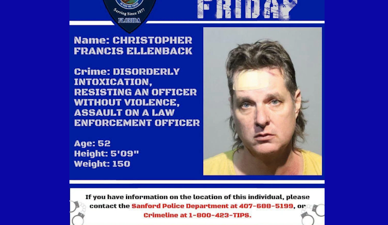 Sanford Police Hunt 52-Year-Old Wanted On Cop-Assault Warrant