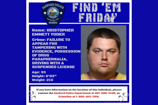 Sanford Police Hunt 6-Foot-3 Fugitive Who Skipped Evidence Tampering Court Date