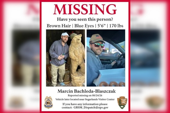 Search Underway for Missing Hiker Whose Car Was Found Near Gatlinburg's Sugarlands Center