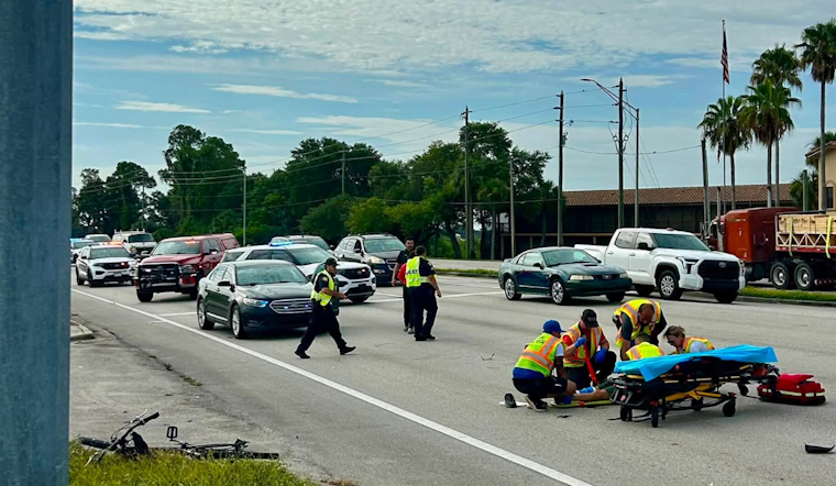 Sebring Bicyclist Airlifted After US 27 Crash